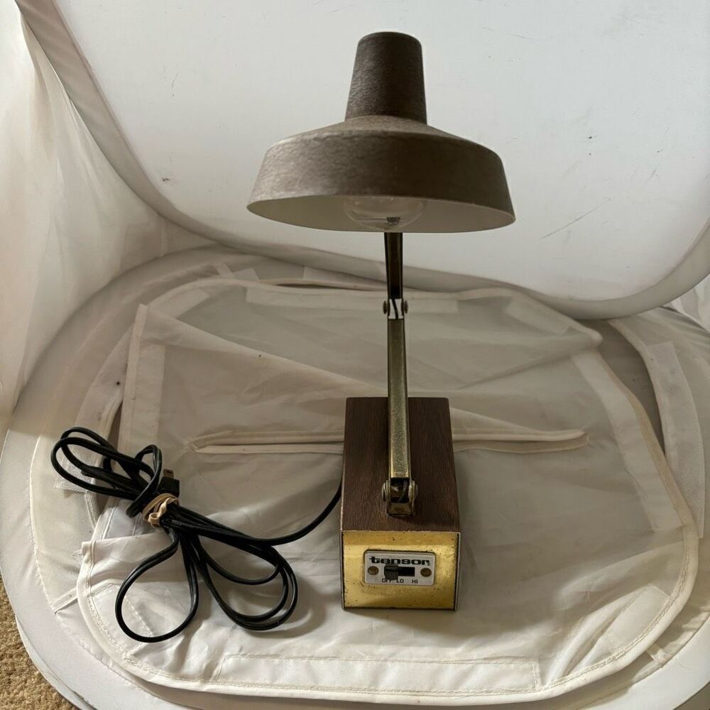 Tensor 1960’s Articulated Desk Lamp WORKS